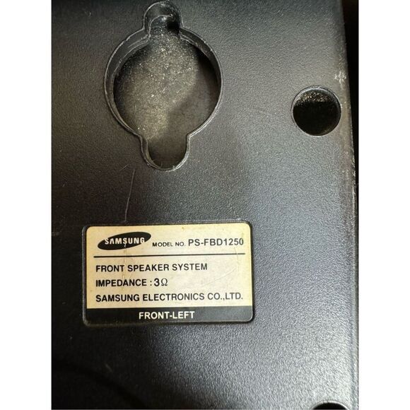 SET OF 5 Samsung Surround Sound HOME THEATER Speakers PS-RBD1250 FBD1250 CBD1250 - Picture 6 of 16